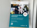 Ein Plakat des Ambulanten Dienstes Rosenstein